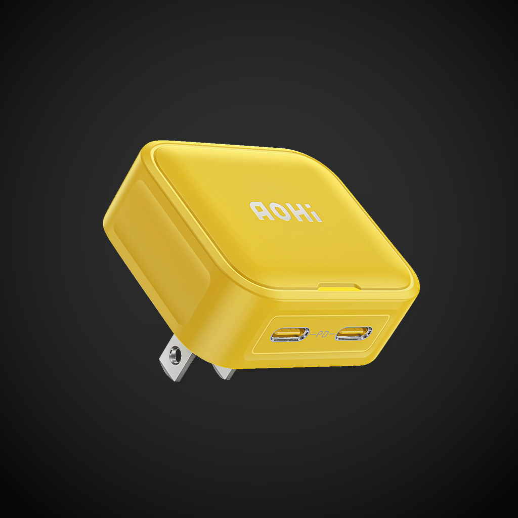 AOHI Magcube 40W Review: 7.9/10 - Tiny cube charger with foldable prongs
